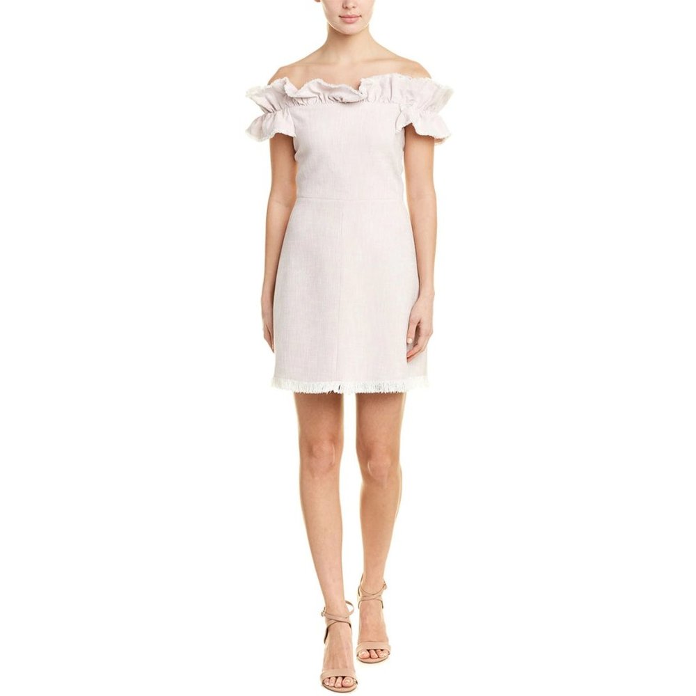 NWT Rebecca Taylor soft pink suit A-line dress, 4 - Picture 6 of 14